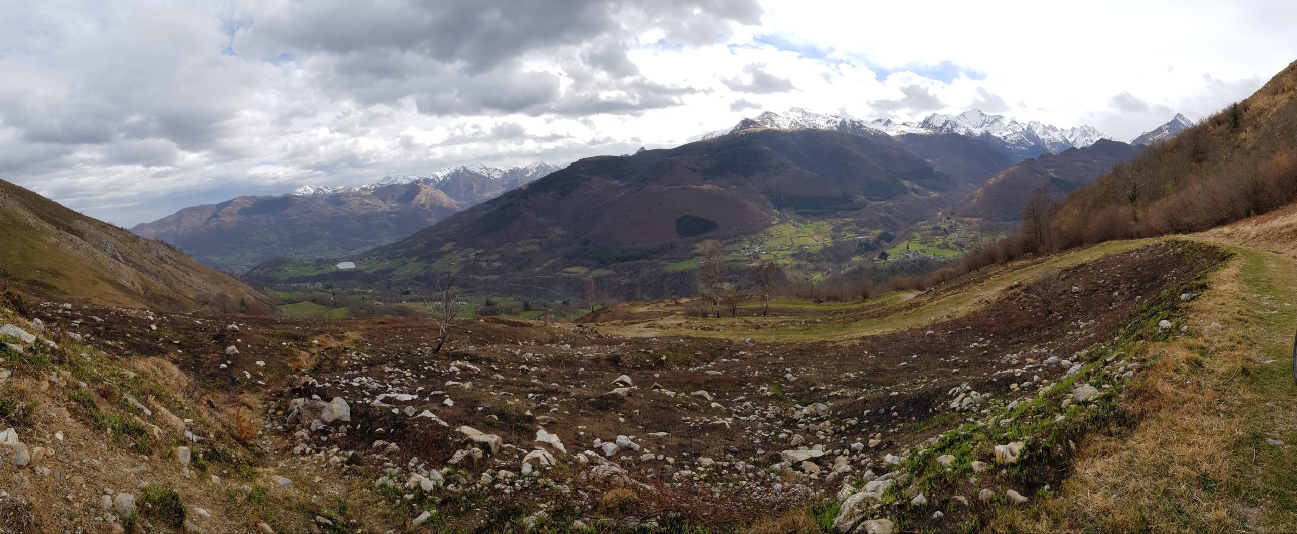 Vue du col du Liar